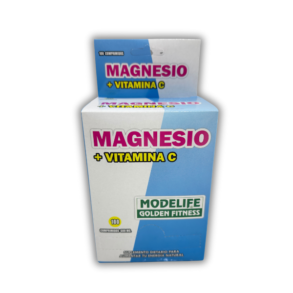 Magnesio + Vitamina C x 100 comp- Blistera