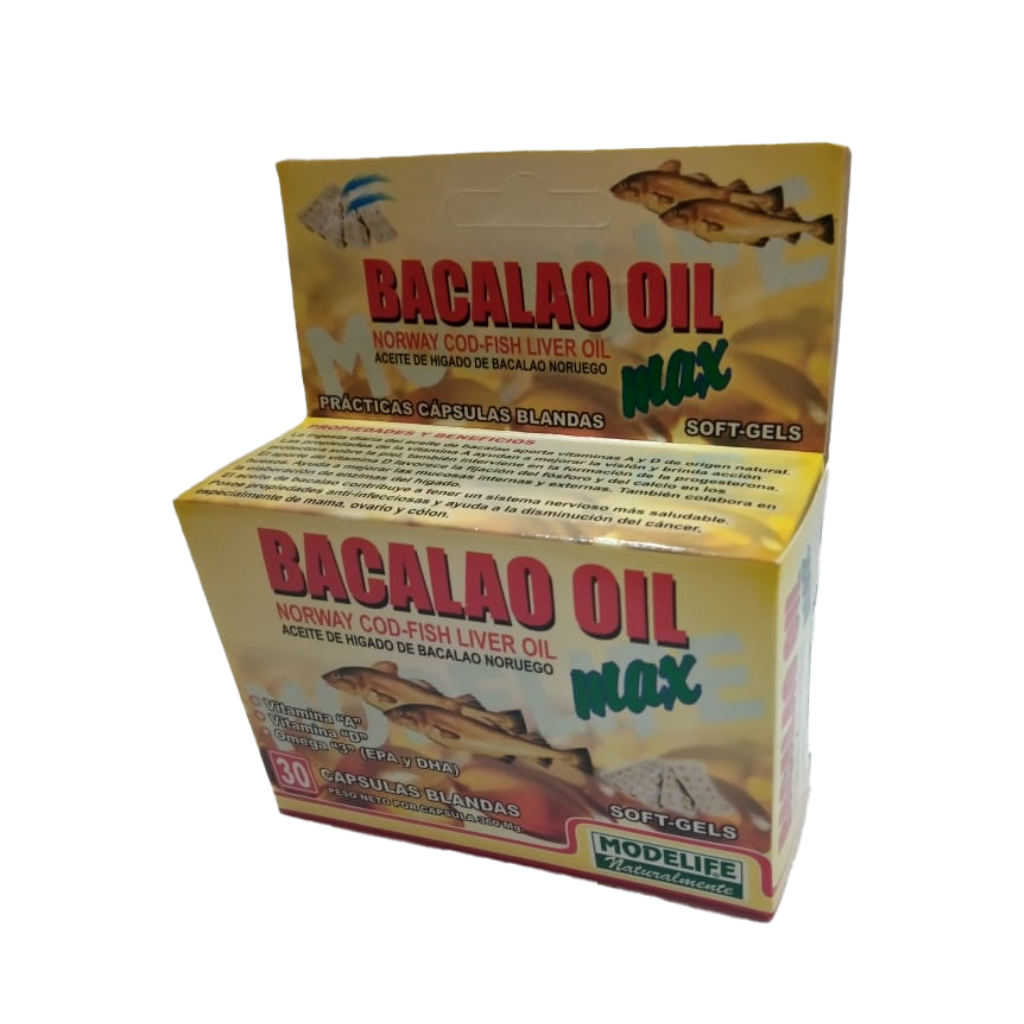 Aceite de Higado de Bacalao x 30 caps blandas